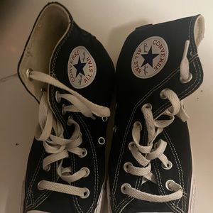 High top black converse